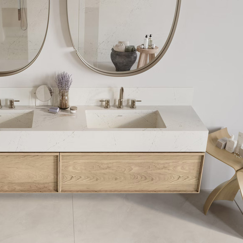 Plan de travail en Quartz Silestone® Siberian Frost